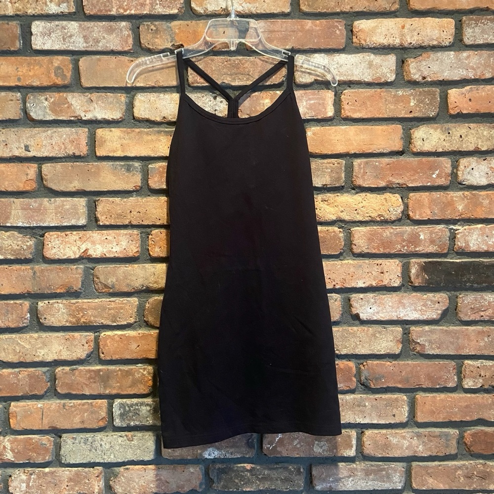 TNA Aritzia black mini dress